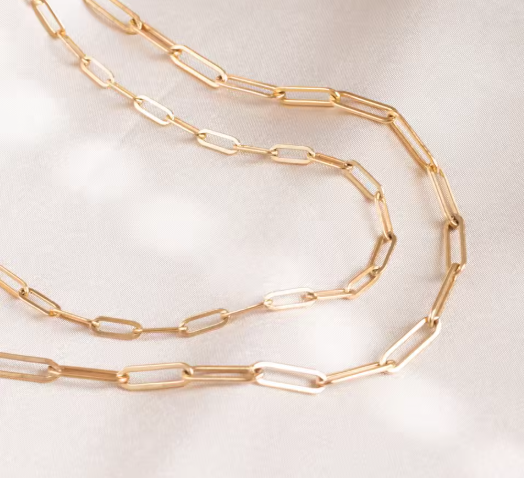 18K Gold Chain Necklace