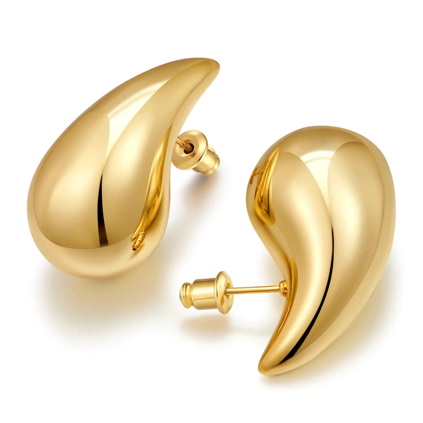 Chunky Gold Drop Earrings