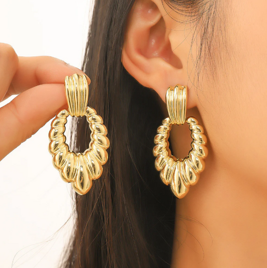 Gold Drop Earrings