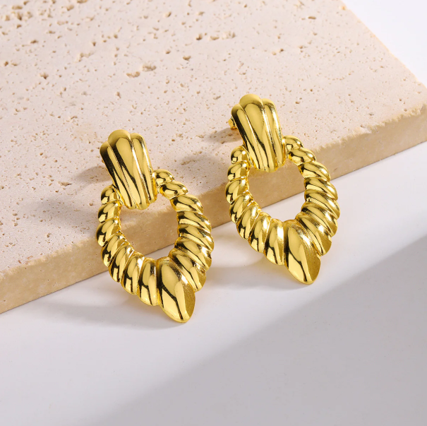 Gold Drop Earrings