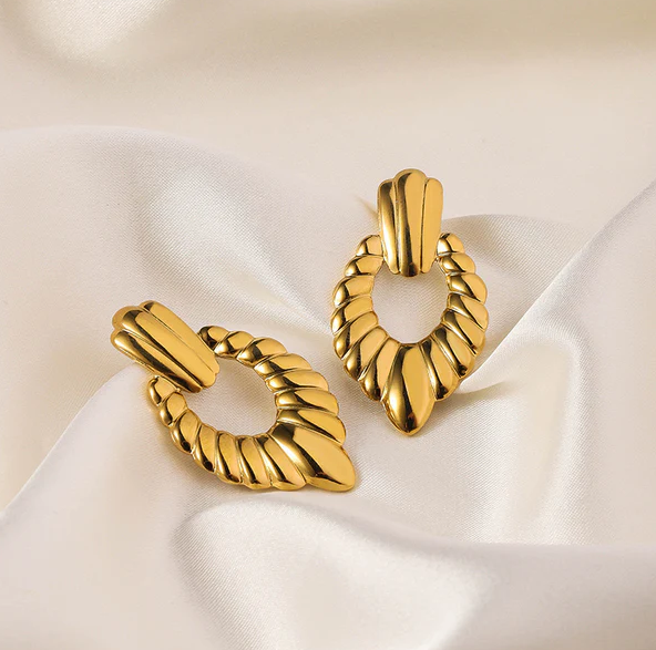 Gold Drop Earrings