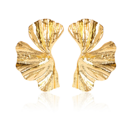 Minimalist Large Gold Earrings