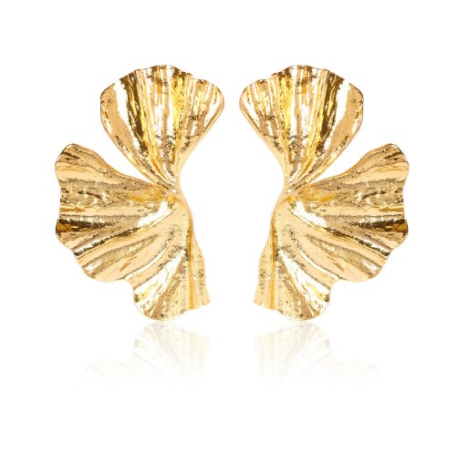 Minimalist Large Gold Earrings