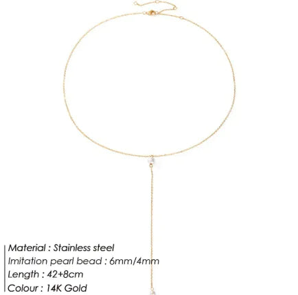 Long Pearl Necklace