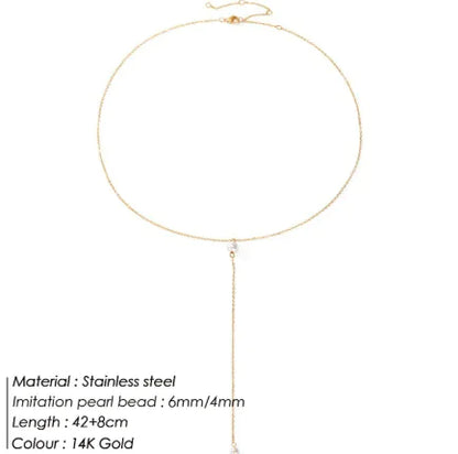 Long Pearl Necklace