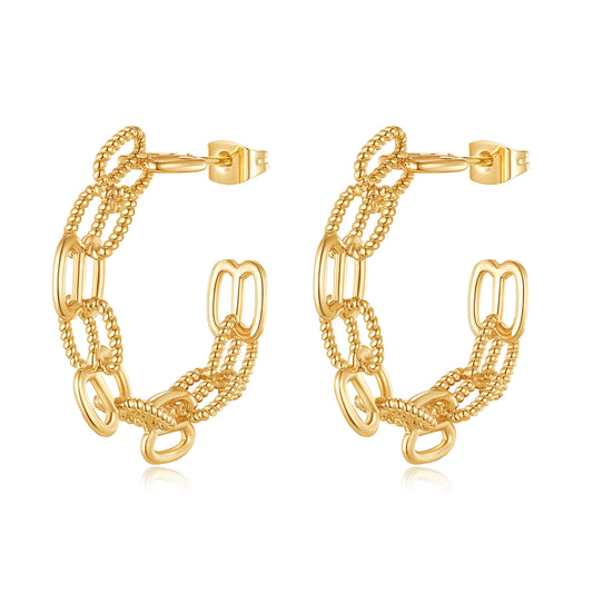 14K Gold Hoop Earrings