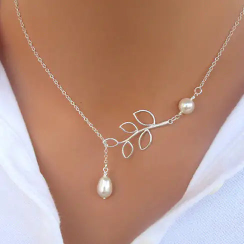 2 Pearls Necklace